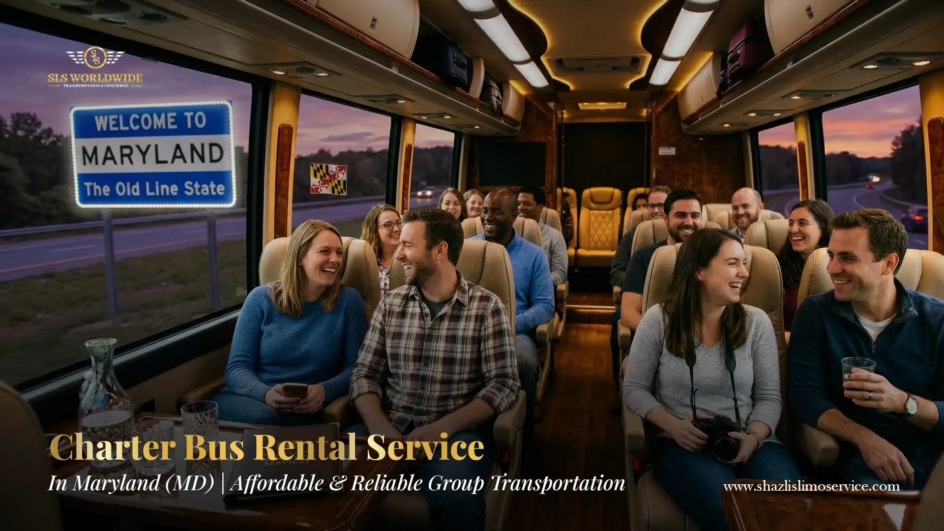charter bus rental in md