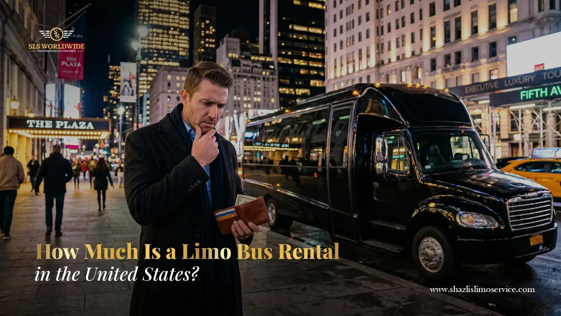 how much is a limo bus rental
