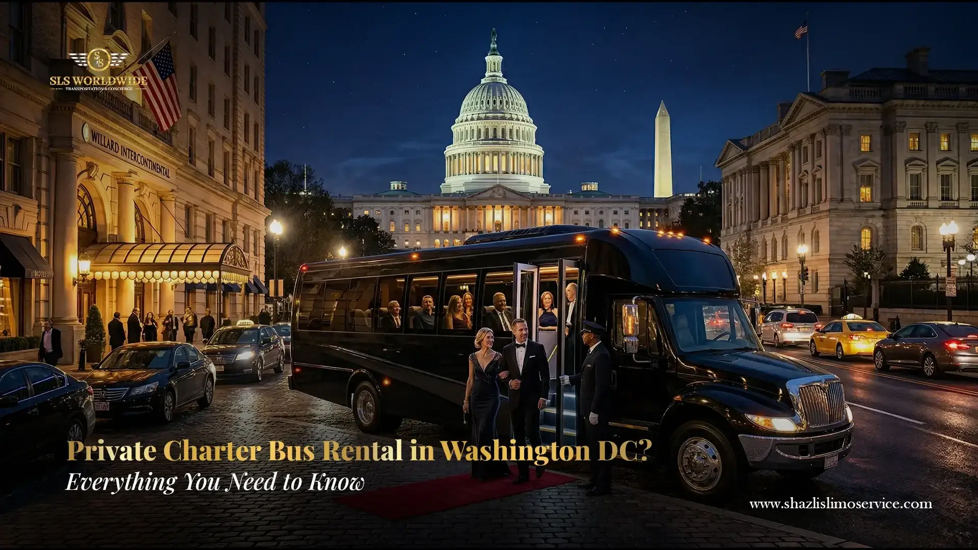 Private Charter Bus Rental in Washington DC? Everything You Need to Know
