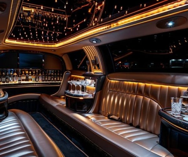 luxury limo interior